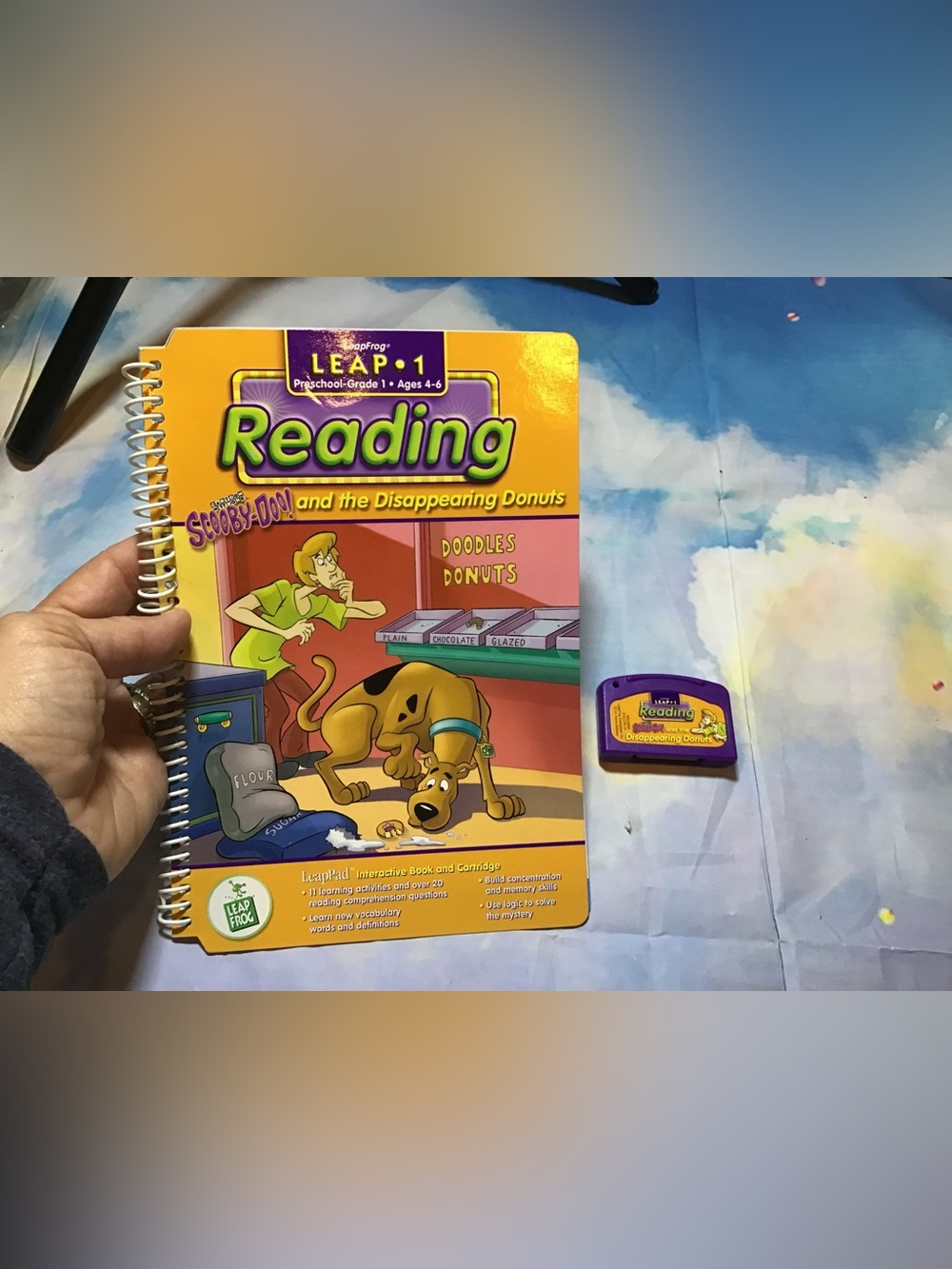 Leapfrog Leap pad Scooby doo and the disappearing donuts Reading preschool-1st